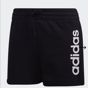 Adidas Logo Short (Gray with lilac logo)